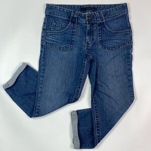 Calvin Klein 23' Ankle Straight Denim Cropped Pants Size 6